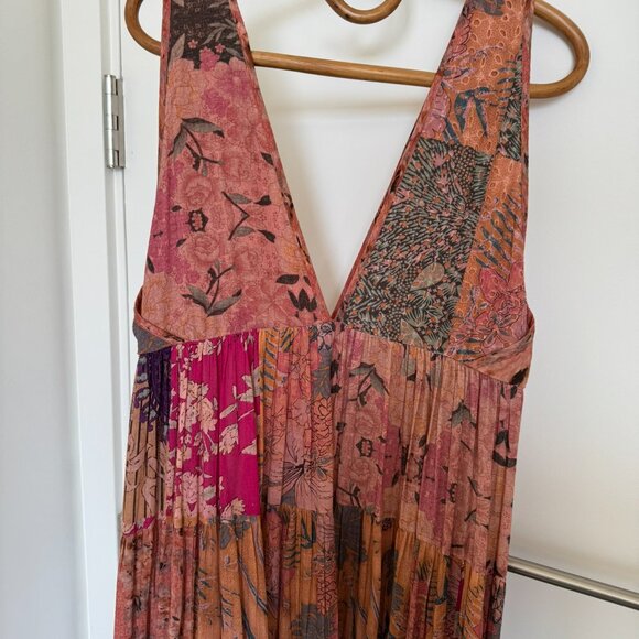 Anthropologie V Neck Maxi Dress - Picture 3 of 6